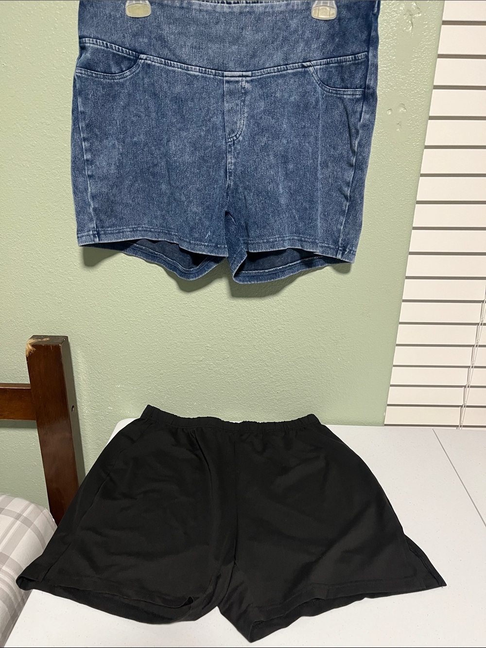 SHEIN Black Casual Elastic Waist Shorts